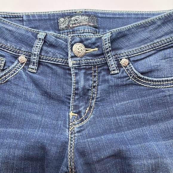 Silver Jeans Suki Mid Slim Boot Mid Rise Size 26 - Picture 15 of 16